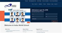 Desktop Screenshot of indusworldschool.com